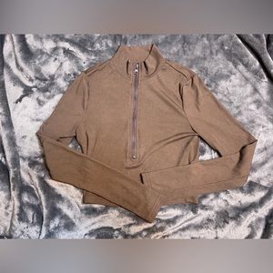 Brown Shein Long Sleeve, Size: XS